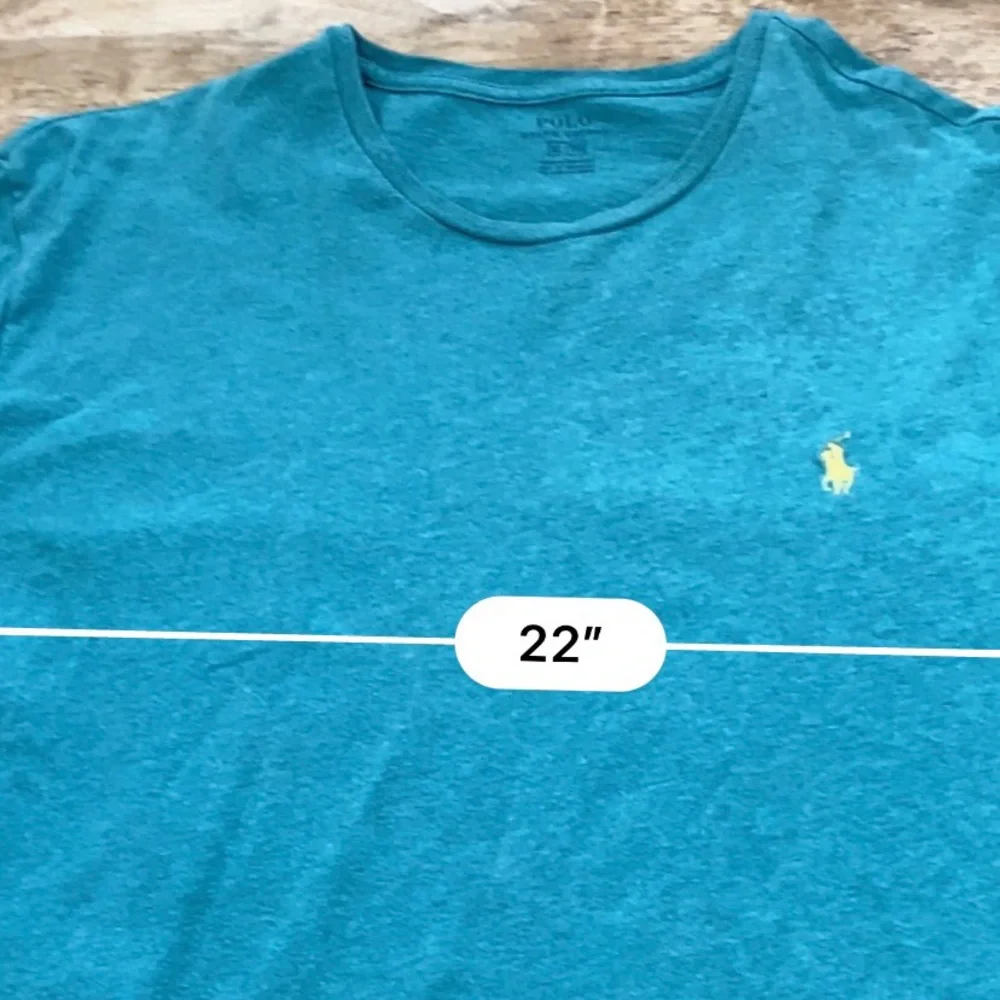 Polo by Ralph‎ Lauren Men’s XL Teal Green 100% Cotton Long Sleeve Tee